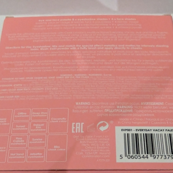 Ciaté Everyday Vacay Eye & Face Palette 12-shade bronzing, blusher & highlight - Picture 11 of 12